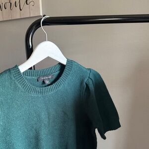 Ann Taylor Teal Knit Top